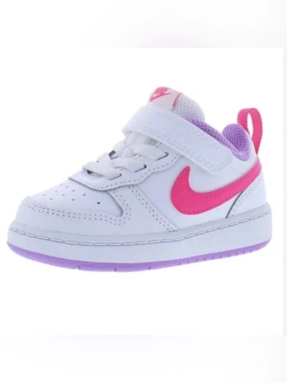 Nike White Pink Purple Toddler Sneakers